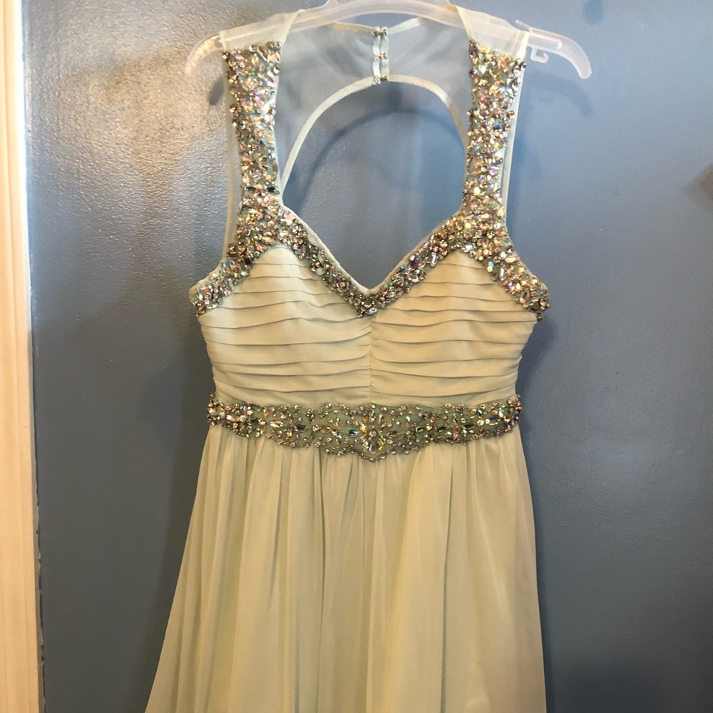 Semi formal knee length used dress